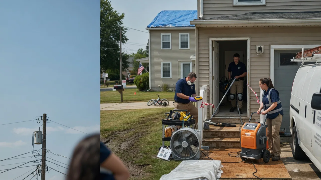 Water Damage Repair in Kossuth, PA near me